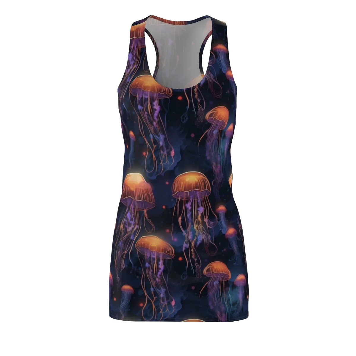 Luminous Undertow on Racerback Dress — Front
