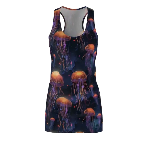 Luminous Undertow on a Racerback Dress