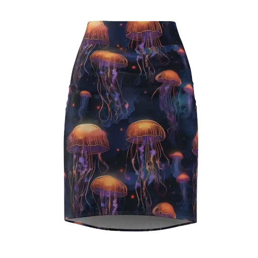 Luminous Undertow on a Pencil Skirt