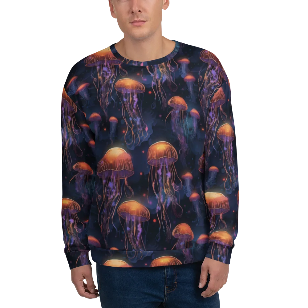 Luminous Undertow on Sweatshirt — Front