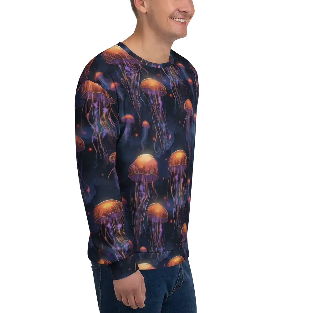 Luminous Undertow on Sweatshirt — Right Front