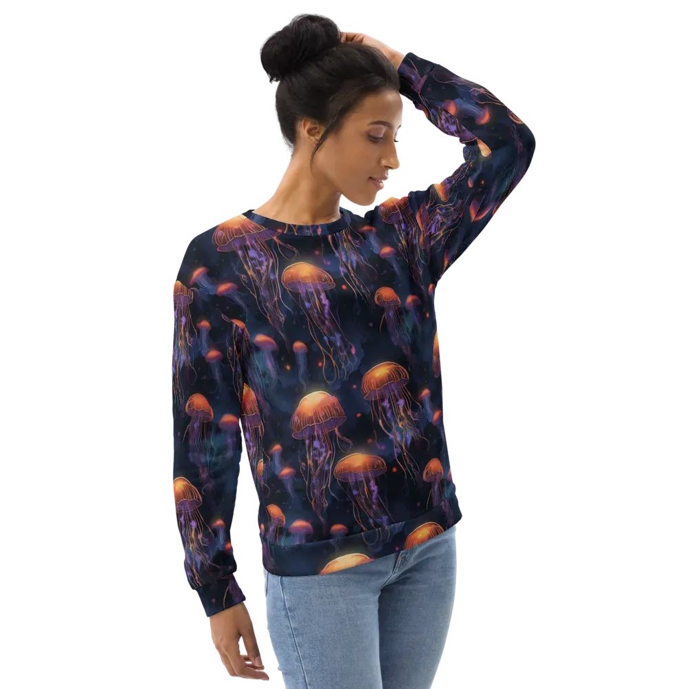 Luminous Undertow on Sweatshirt — Right Front