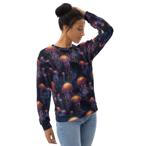 Luminous Undertow on a Sweatshirt
