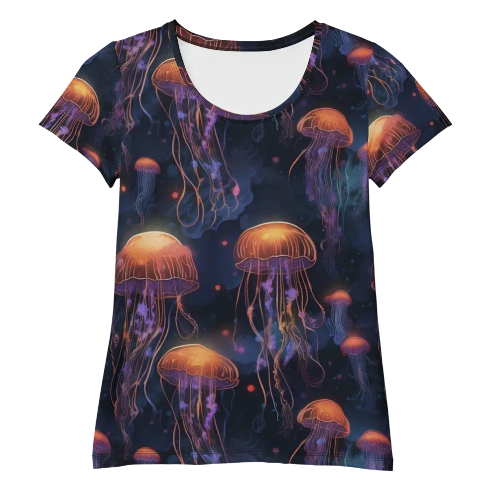 Luminous Undertow on Women's Athletic T-Shirt — Front