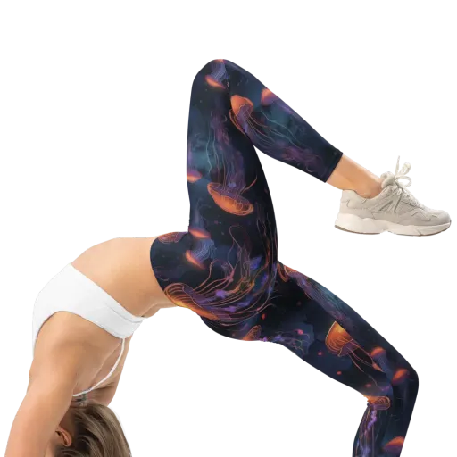 Luminous Undertow on a Leggings