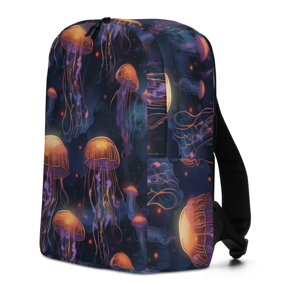 Luminous Undertow on Minimalist Backpack — Left
