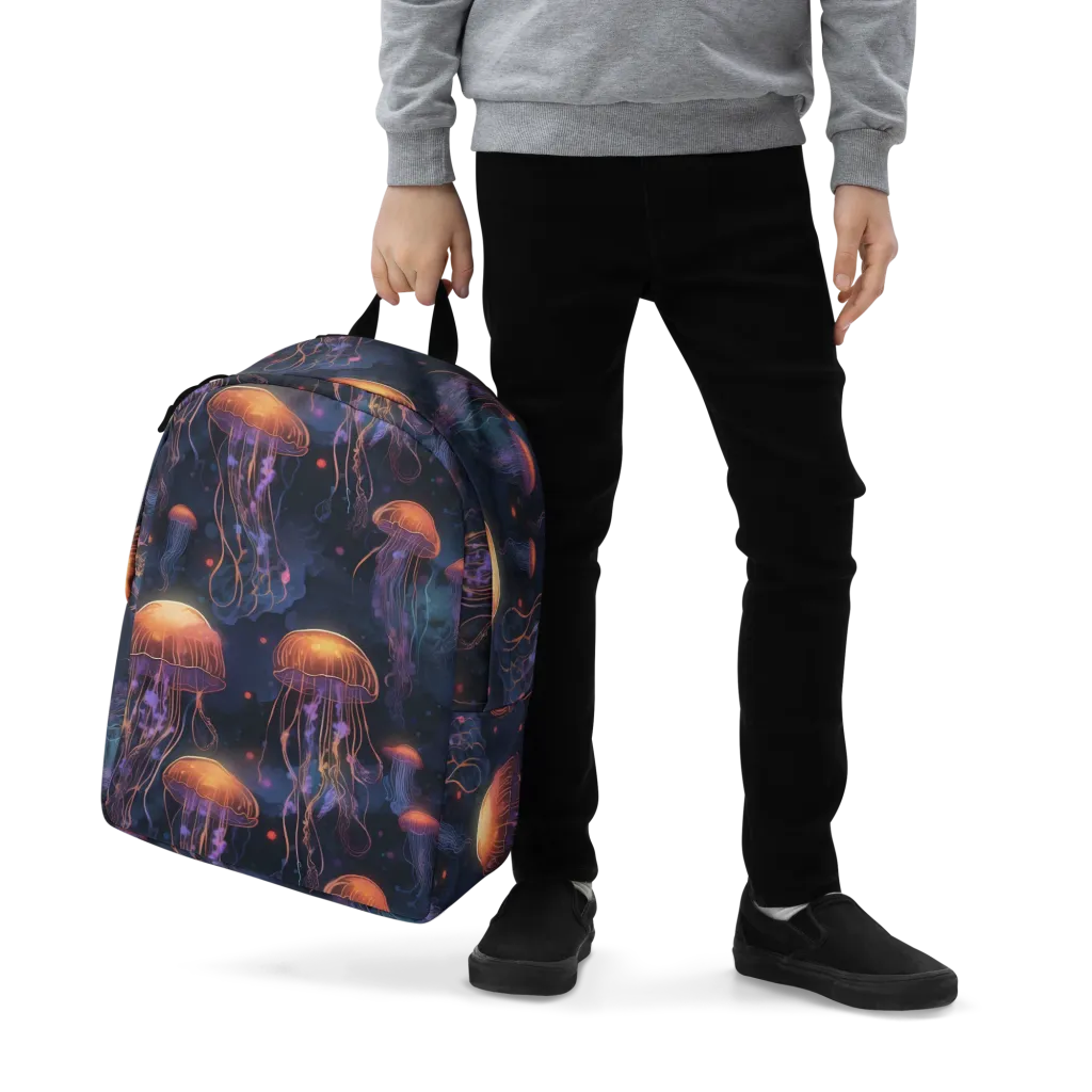 Luminous Undertow on Minimalist Backpack — Zoomed-in