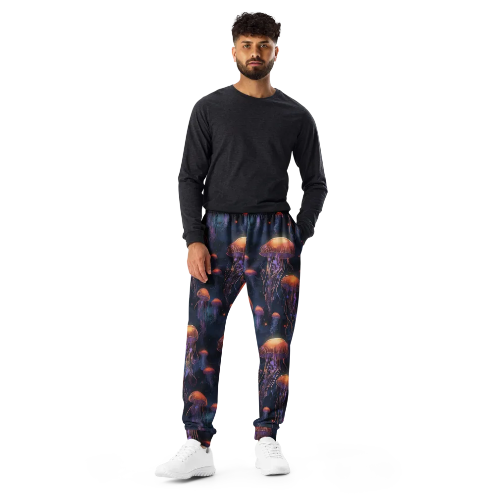 Luminous Undertow on Men's Joggers — Front