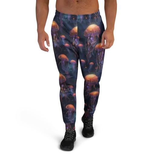 Luminous Undertow on a Men's Joggers