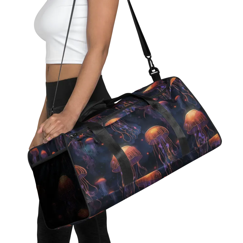 Luminous Undertow on Duffle Bag — Front