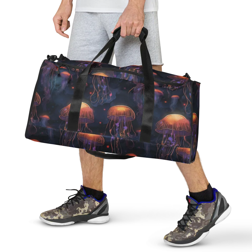Luminous Undertow on Duffle Bag — Front