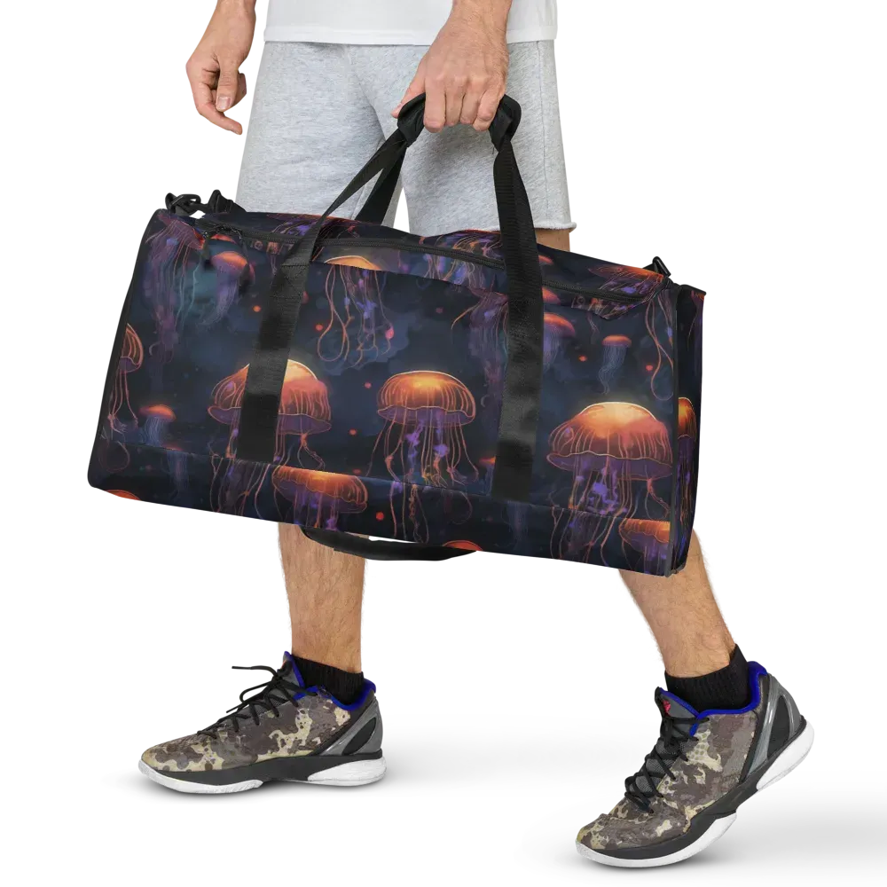 Luminous Undertow on Duffle Bag — Front