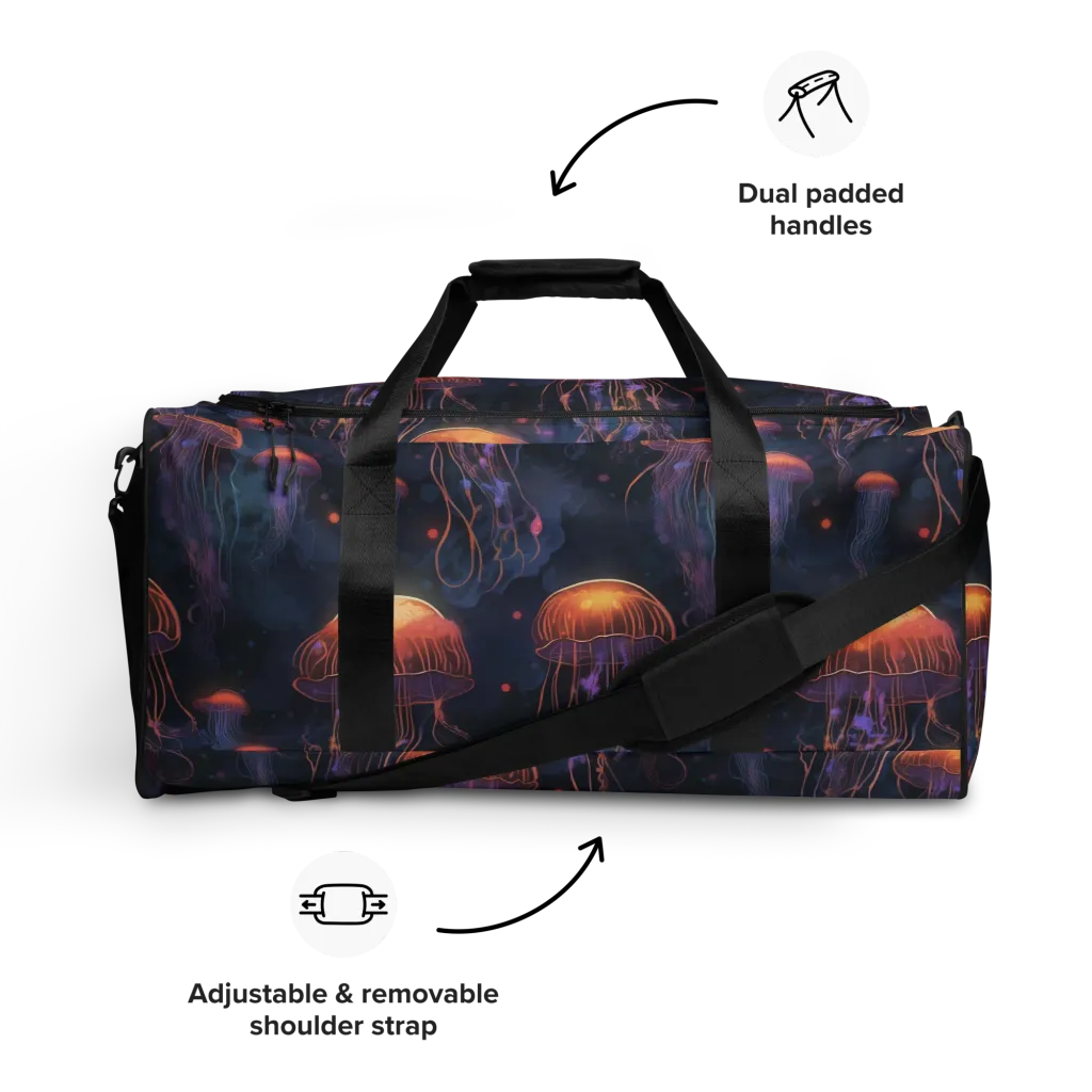 Luminous Undertow on Duffle Bag — Front