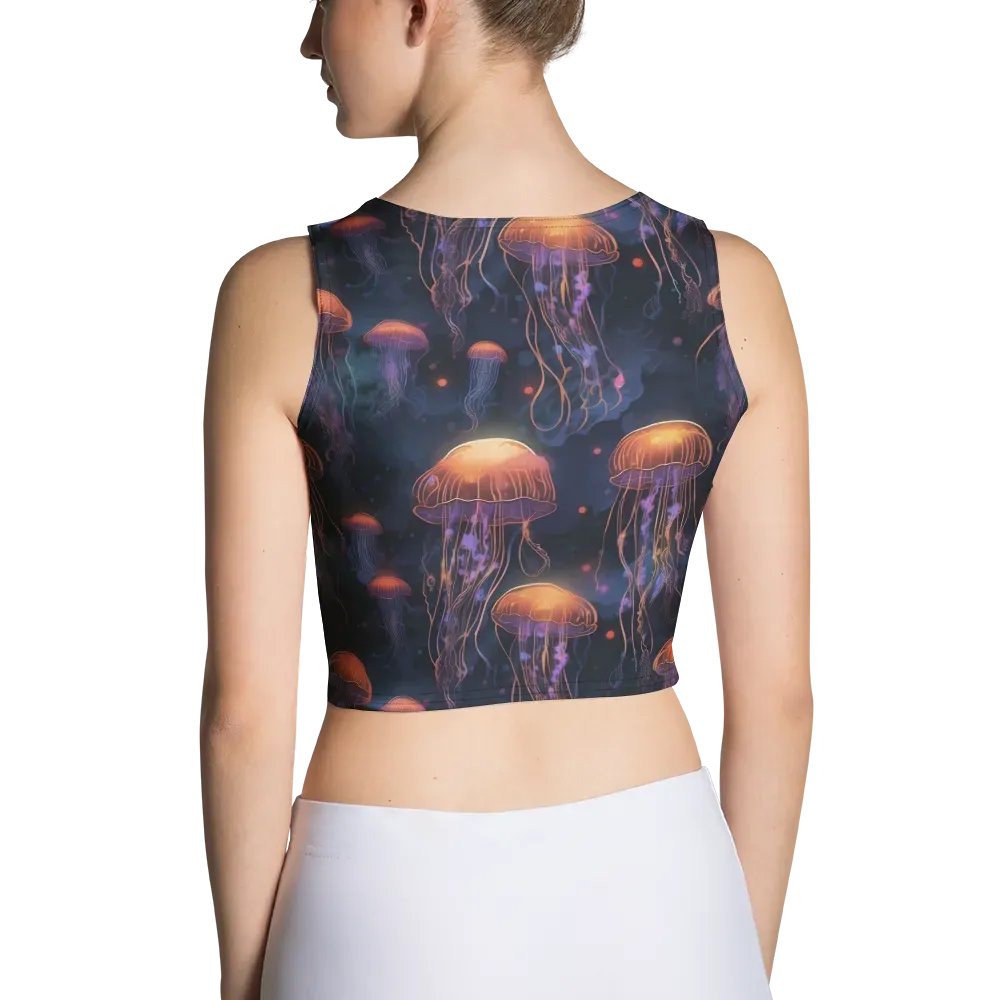 Luminous Undertow on Crop Top — Back