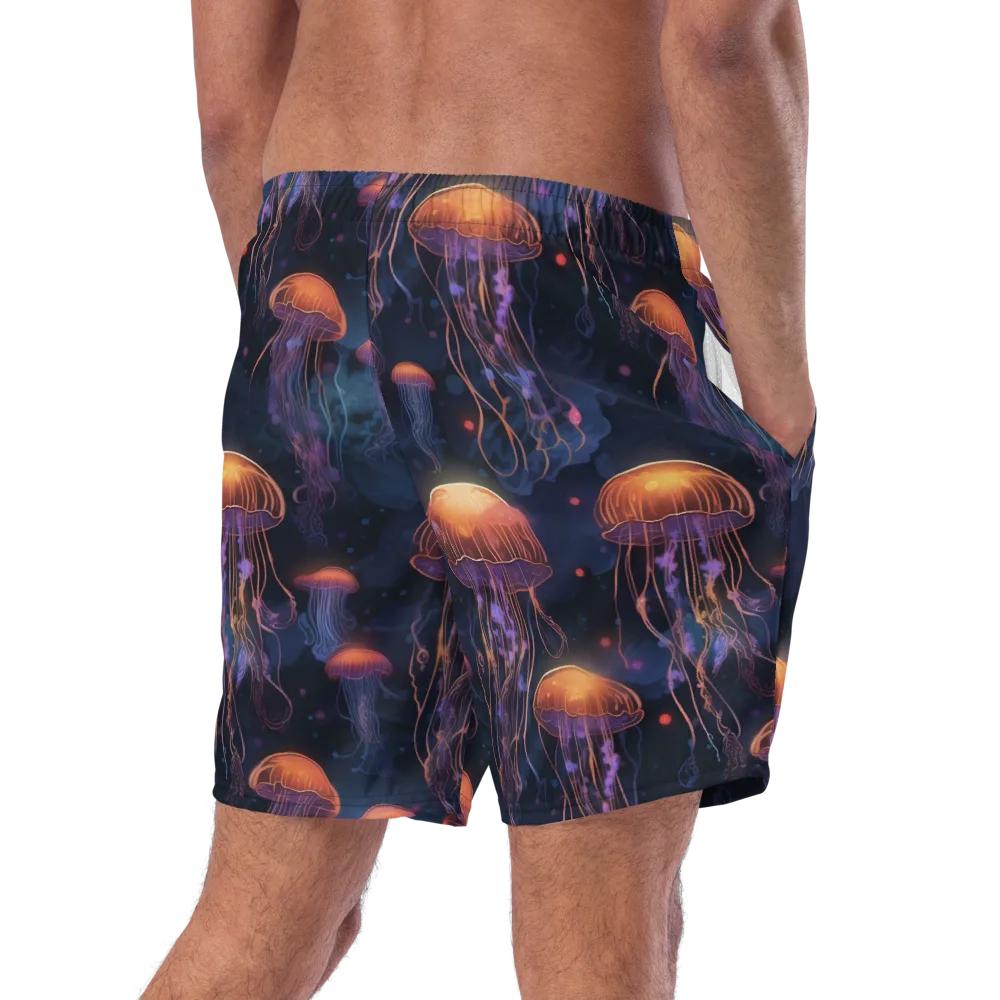 Luminous Undertow on Swim Trunks — Right Back