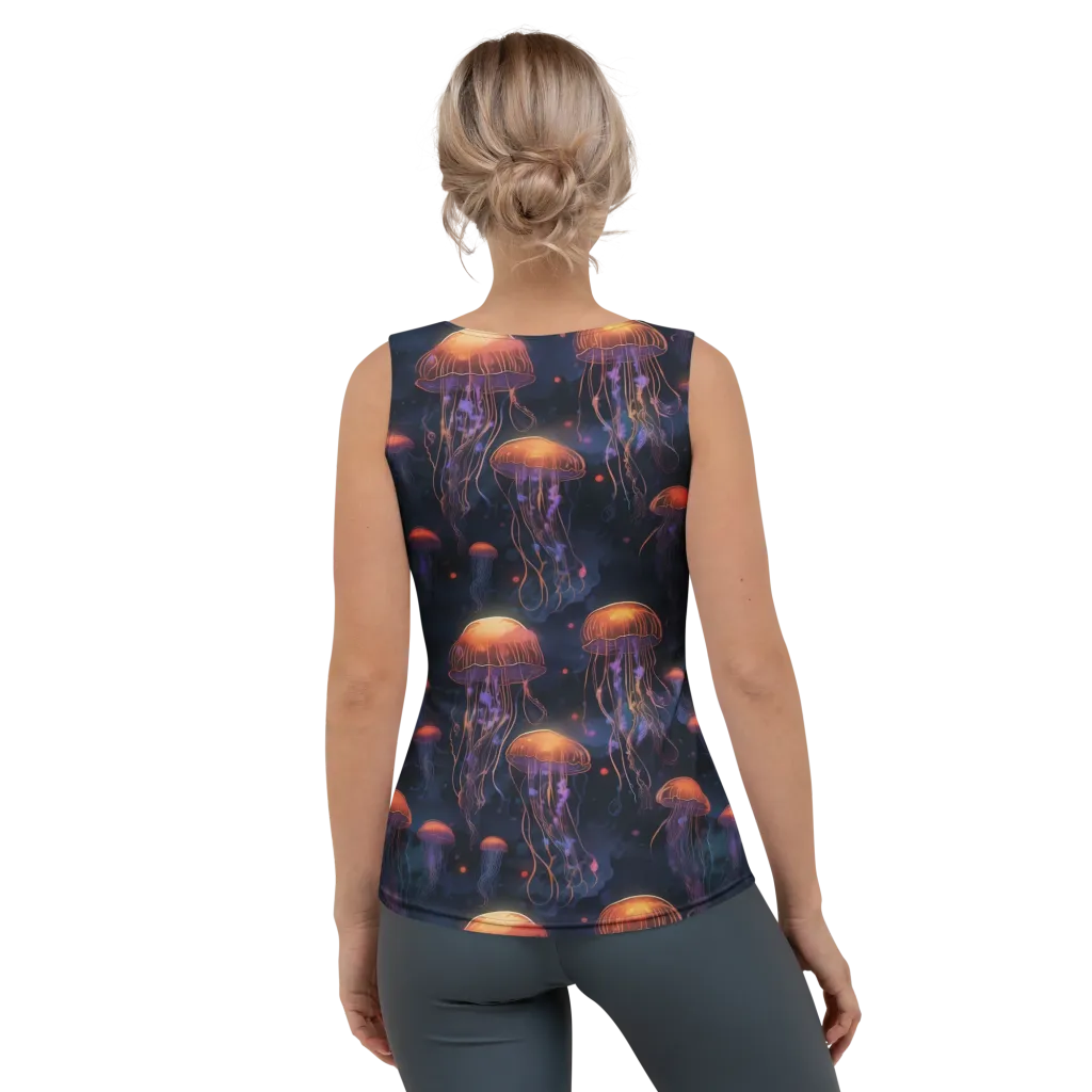 Luminous Undertow on Women's Tank Top — Back