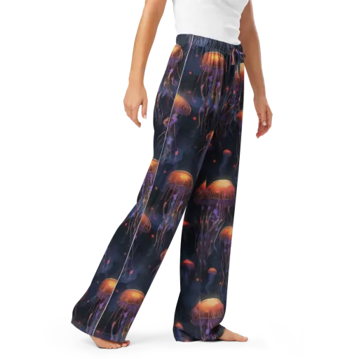 Luminous Undertow on a Women's Pajama Pants