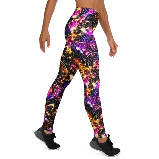 Ember Network on a Yoga Leggings