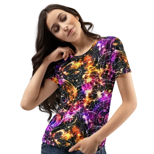 Ember Network on a Women's Crew Neck T-Shirt