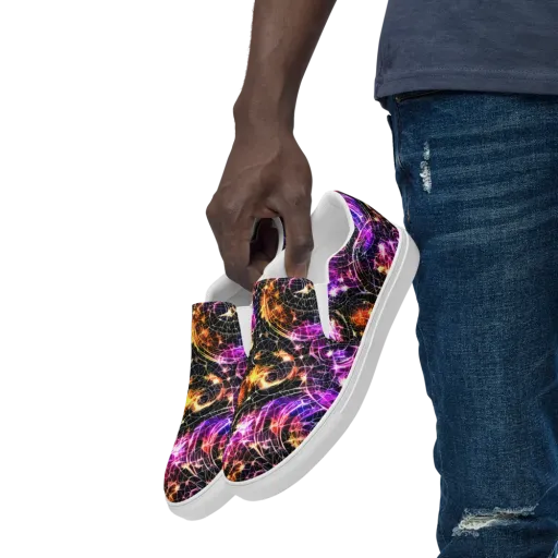 Ember Network on a Men's Slip-On Canvas Shoes