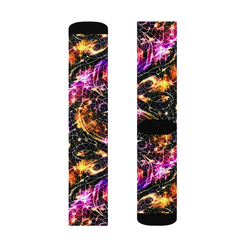 Ember Network on Socks — Left Sock