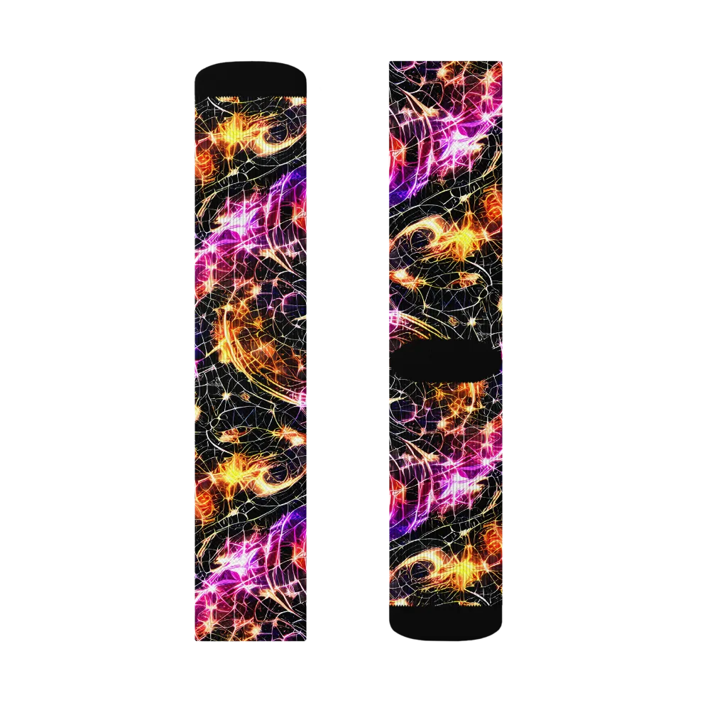 Ember Network on Socks — Right Sock