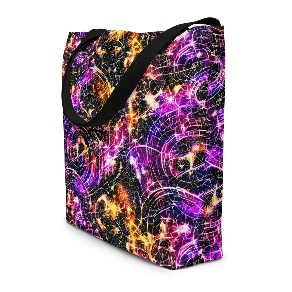Ember Network on Large Tote Bag W/ Pocket — Front