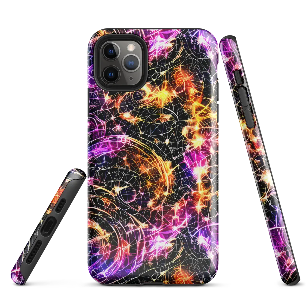 Ember Network on Tough Case for iPhone® — Front