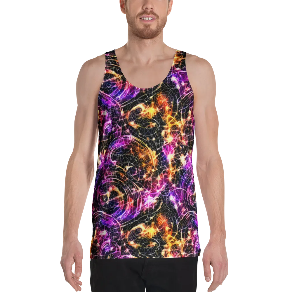 Ember Network on Men's Tank Top — Front