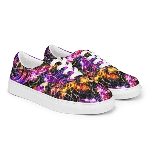 Ember Network on a Men's Lace-Up Canvas Shoes