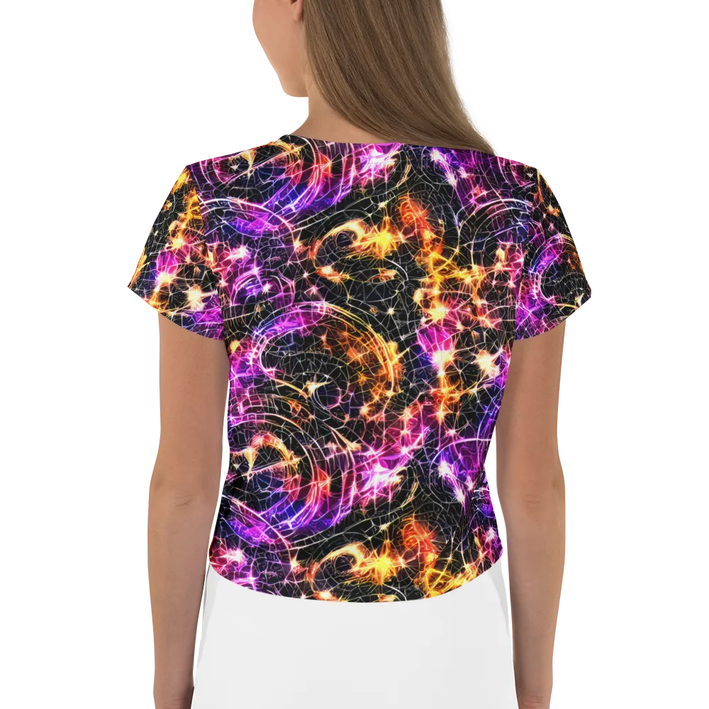 Ember Network on Crop Tee — Back