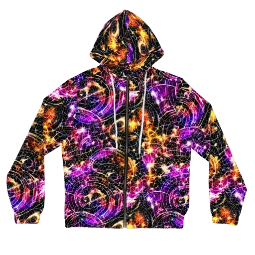 Ember Network on a Women's Full-Zip Hoodie
