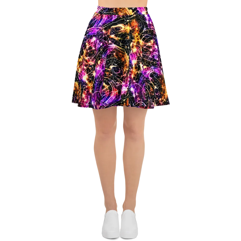 Ember Network on Skater Skirt — Front