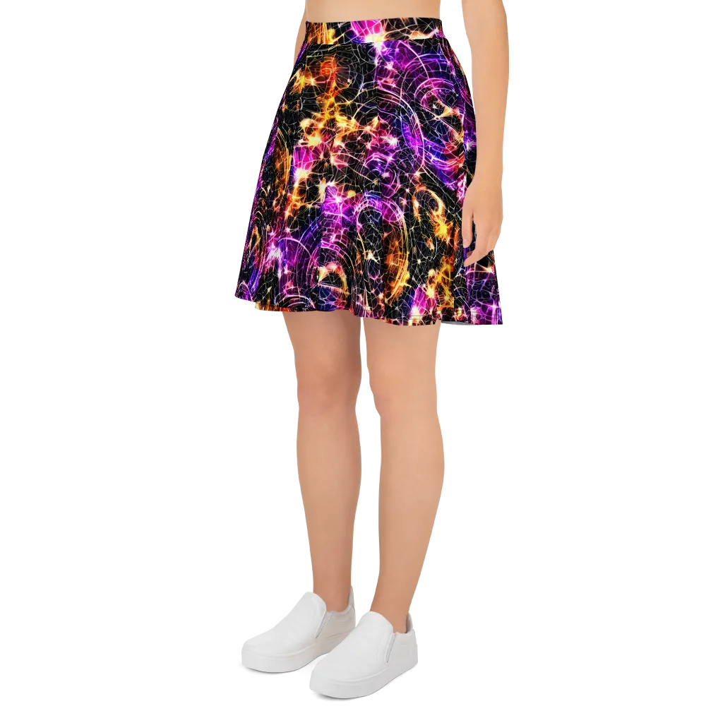 Ember Network on Skater Skirt — Left