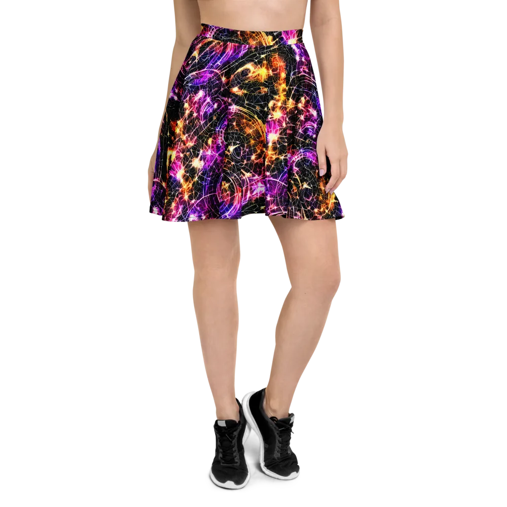 Ember Network on Skater Skirt — Front