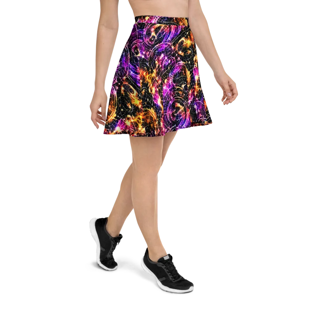 Ember Network on Skater Skirt — Right