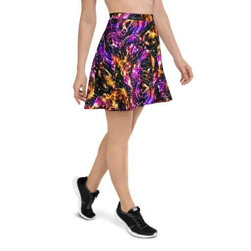 Ember Network on a Skater Skirt