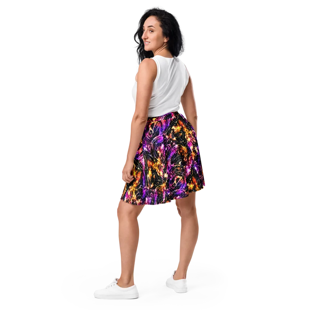 Ember Network on Skater Skirt — Back