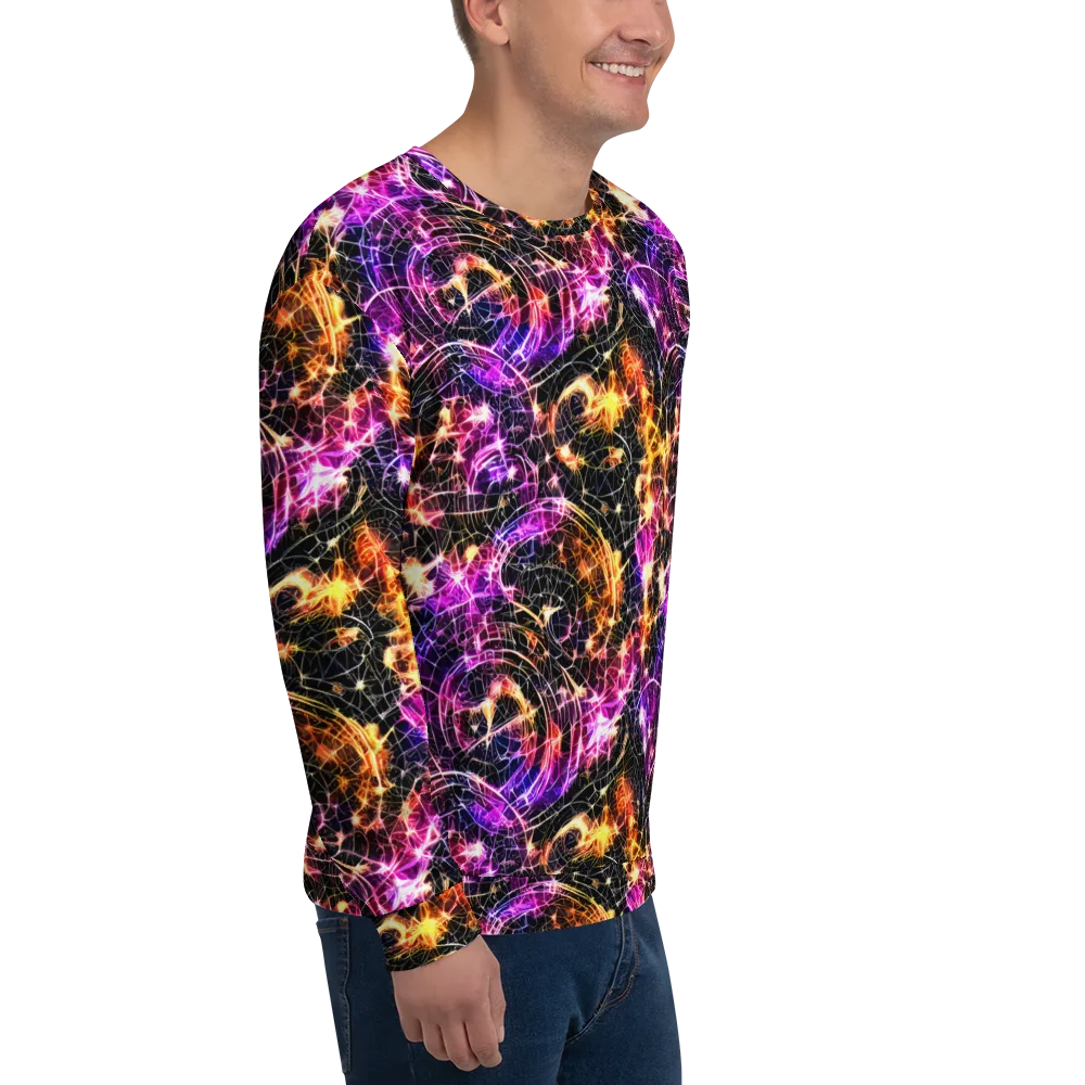 Ember Network on Sweatshirt — Right Front
