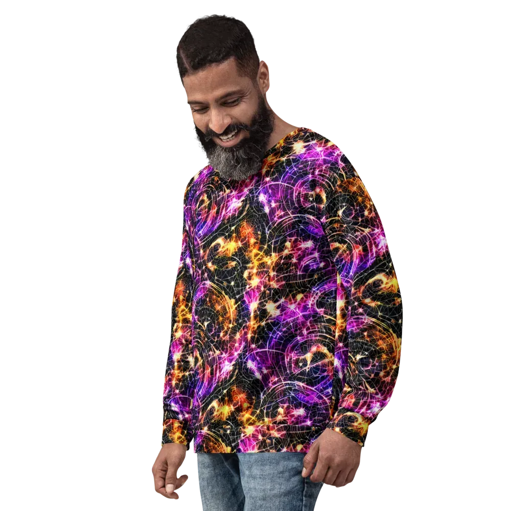 Ember Network on Sweatshirt — Left Front