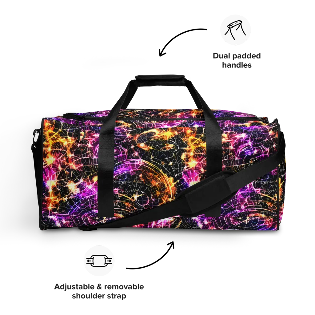 Ember Network on Duffle Bag — Front