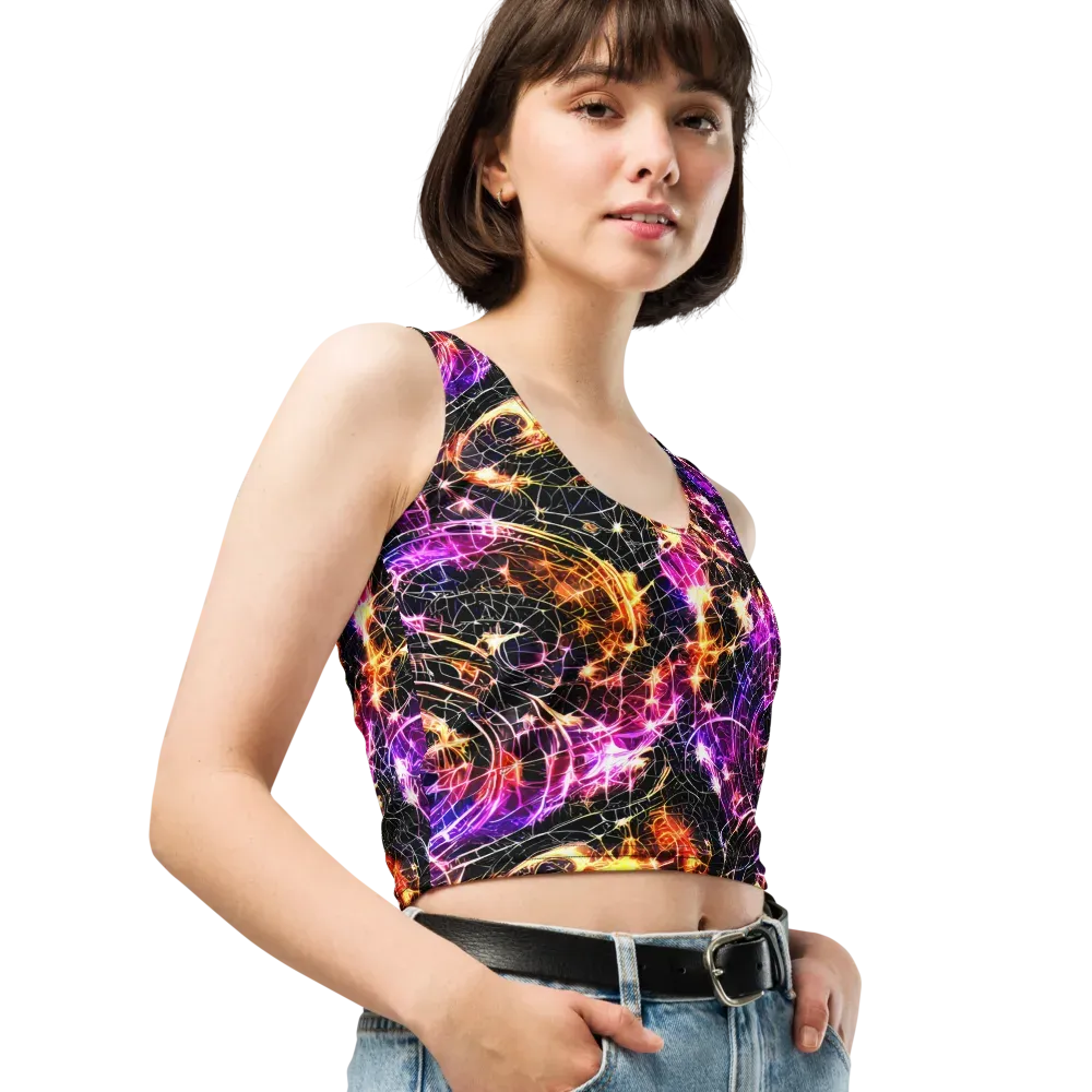 Ember Network on Crop Top — Right Front