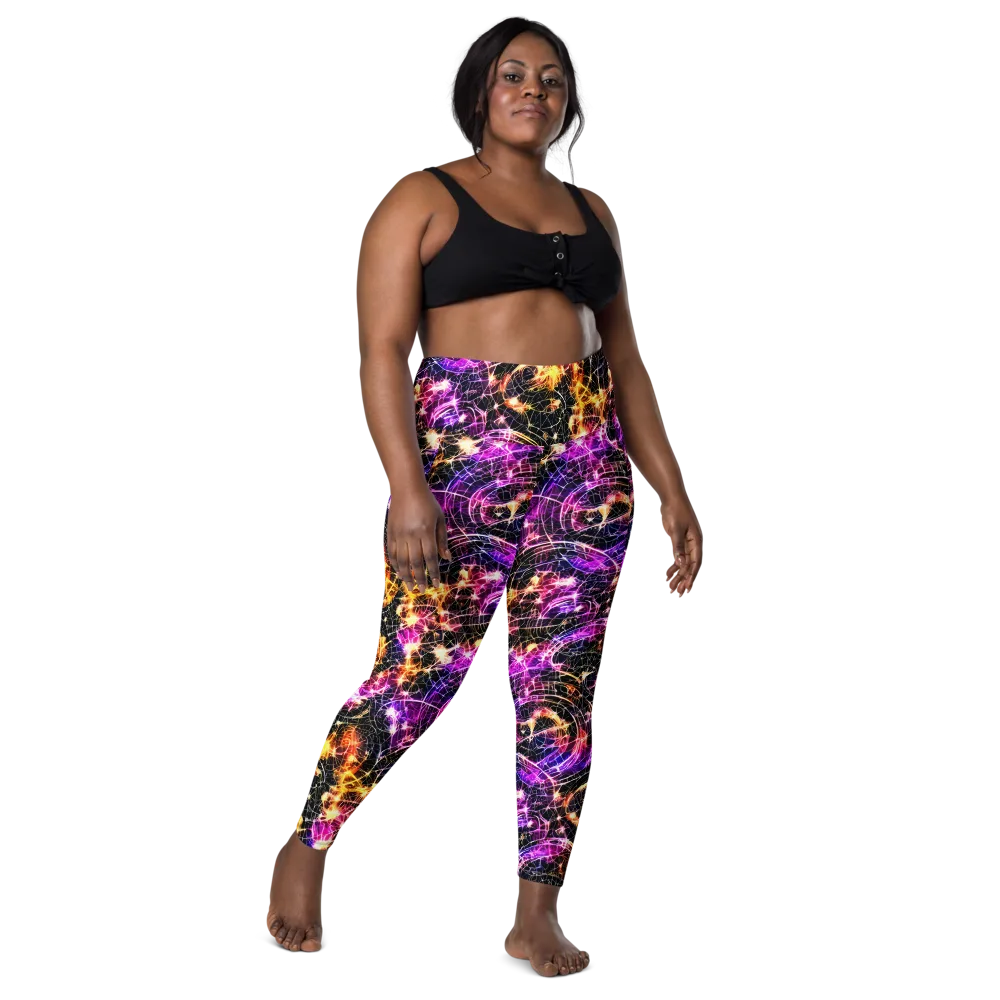 Ember Network on Leggings with Pockets — Front