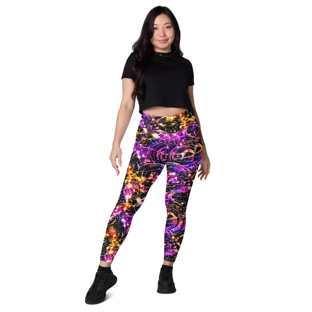 Ember Network on Leggings with Pockets — Front