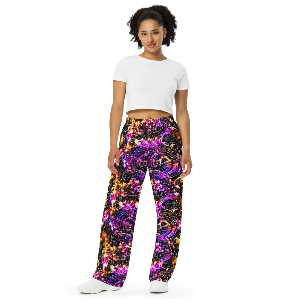 Ember Network on Wide-Leg Pants — Front