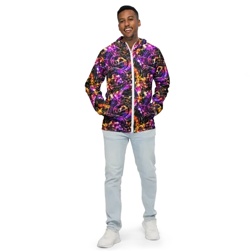 Ember Network on a Men's Windbreaker