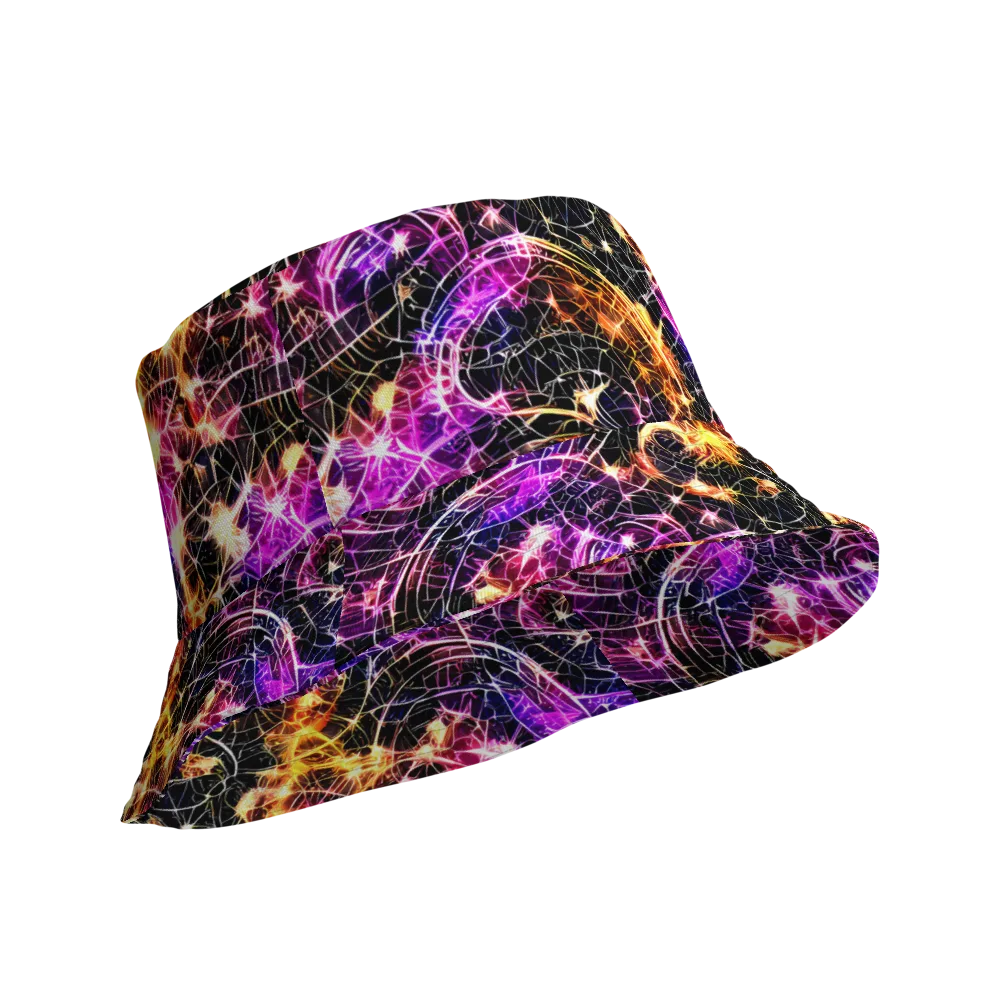 Ember Network on Reversible Bucket Hat — Product details Outside