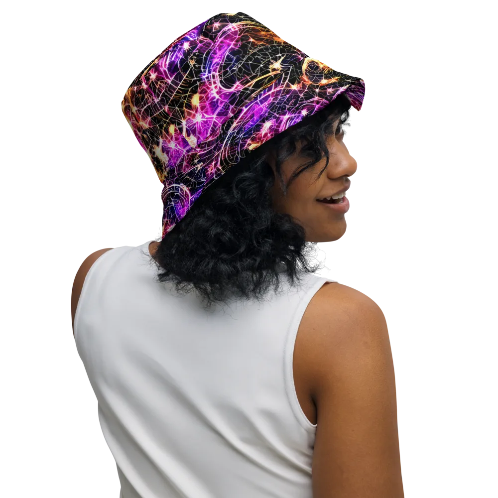 Ember Network on Reversible Bucket Hat — Right Outside