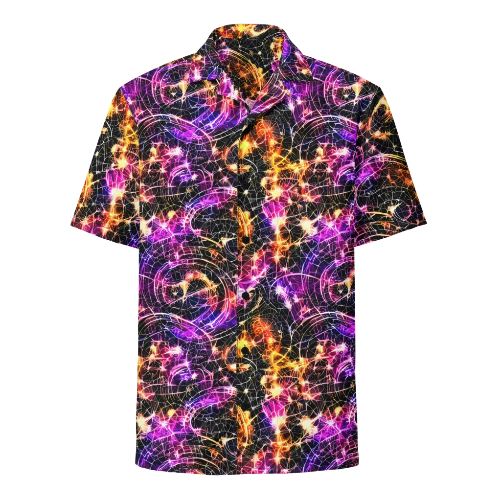 Ember Network on Button Shirt — Front