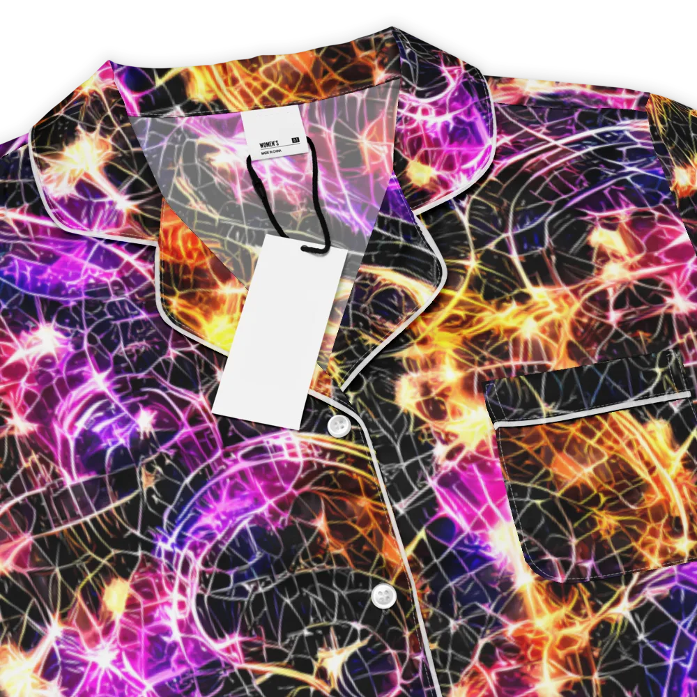 Ember Network on Women's Short Sleeve Pajama Top — Product details